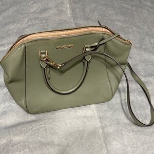 Michael Kors Sage Green Satchel